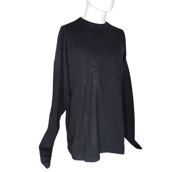 YZY YEEZY GAP LONG SLEEVE SHIRT IN BLACK SIZE LRG H03 - Picture 3 of 16